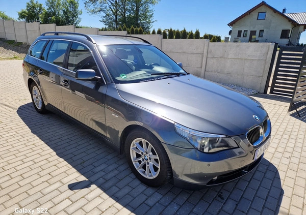 BMW Seria 5 cena 18900 przebieg: 214658, rok produkcji 2007 z Zawiercie małe 191